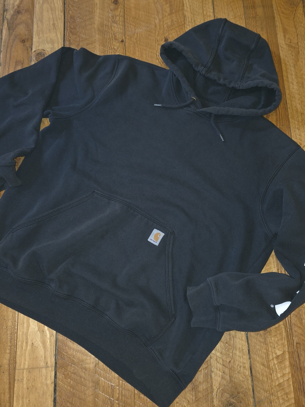 Carhartt Black Hooded Pocket Sweatshirt